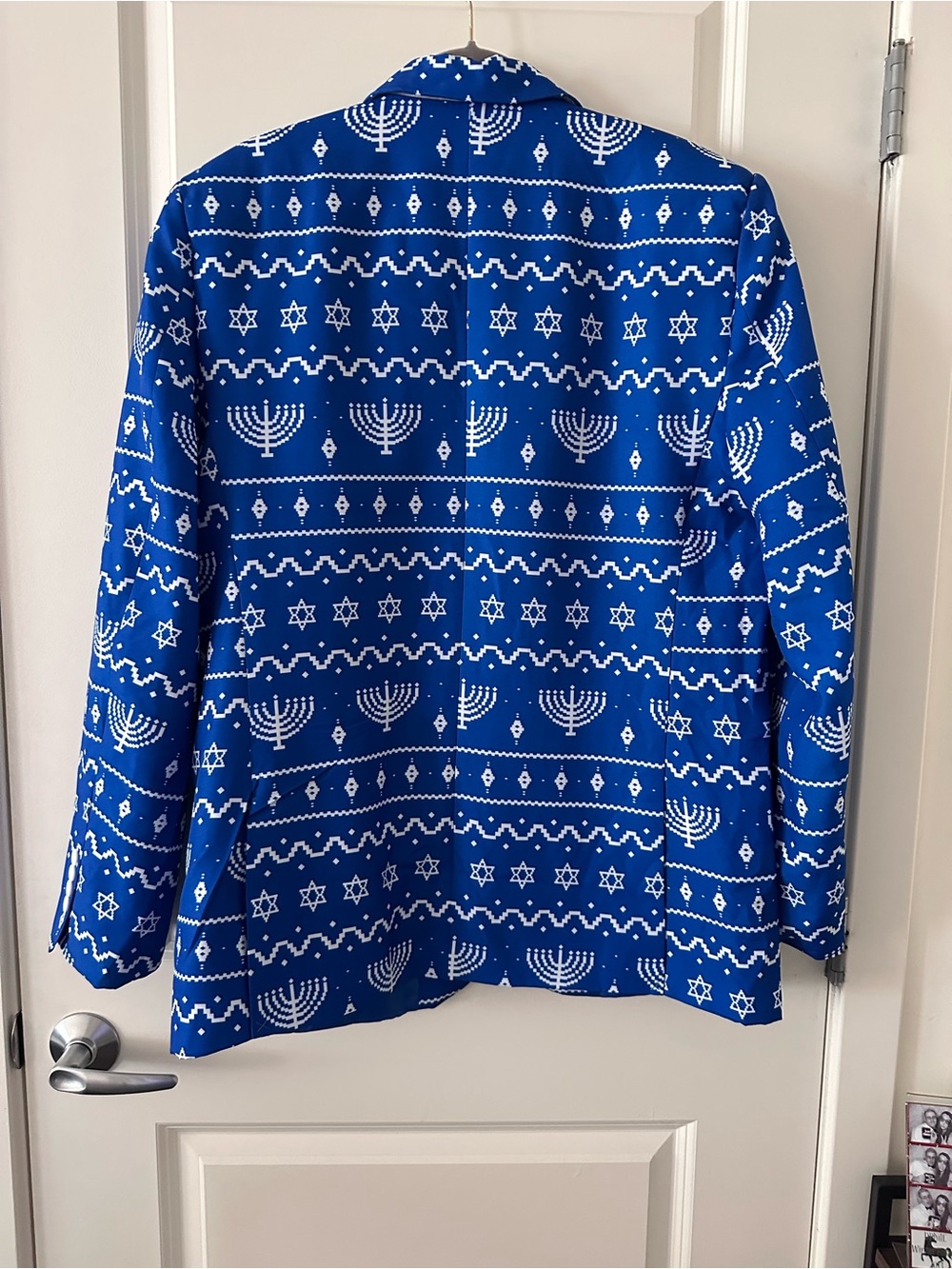 Tipsy Elves The Lit Menorah Blazer w/ Tie - Picture 3 of 9